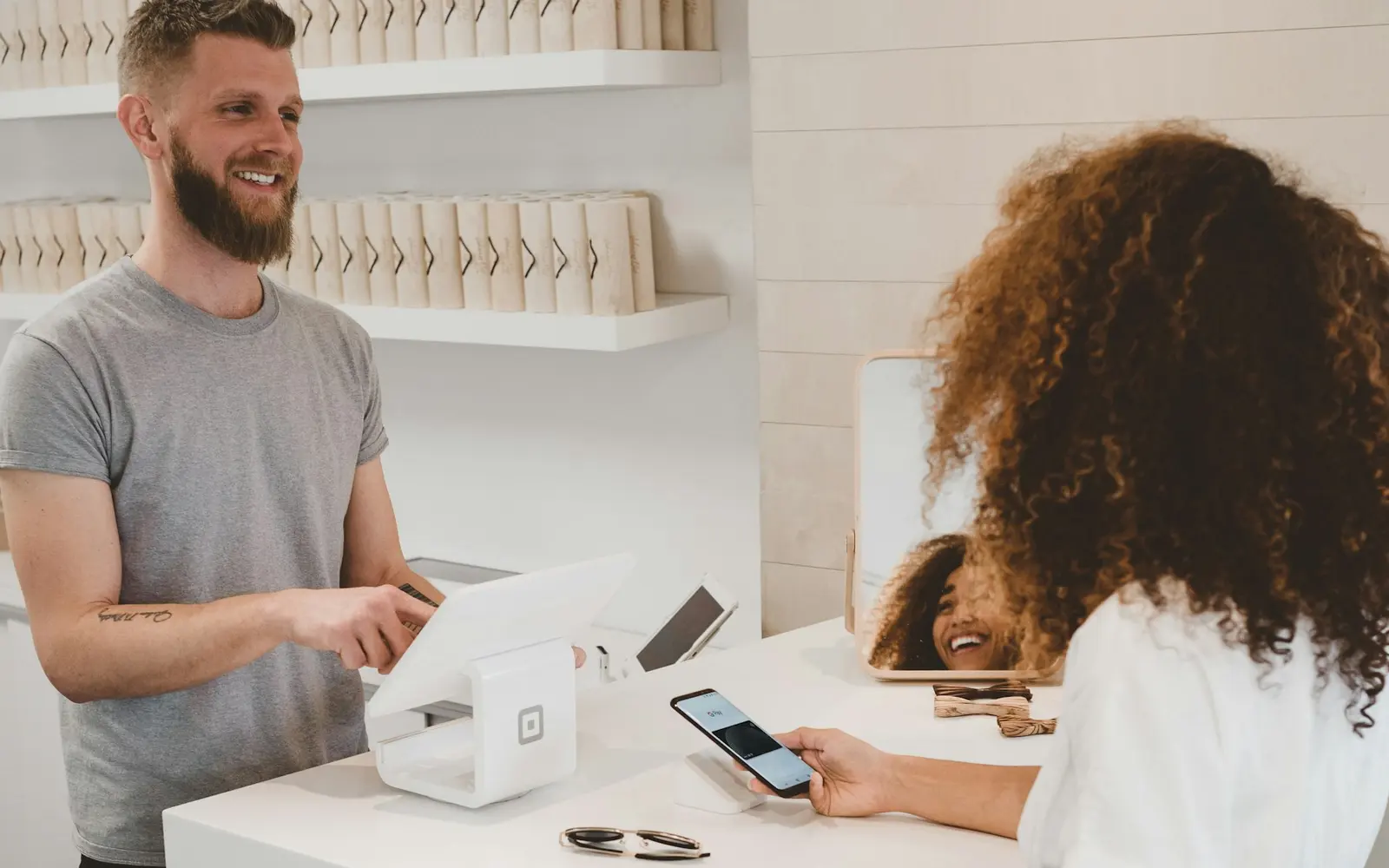 Online shopping checkout and e-commerce storefront on a laptop