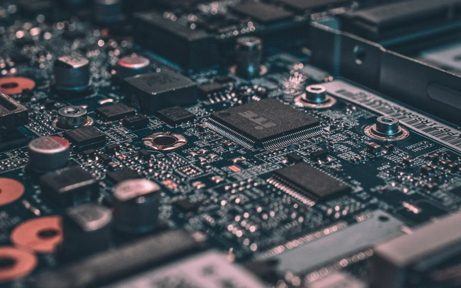 Circuit board and emerging technology concept for web development