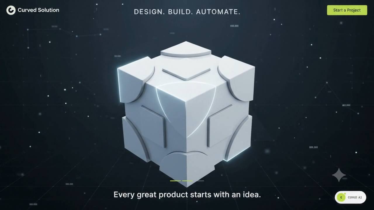 Design, build, automate - Curved Solution